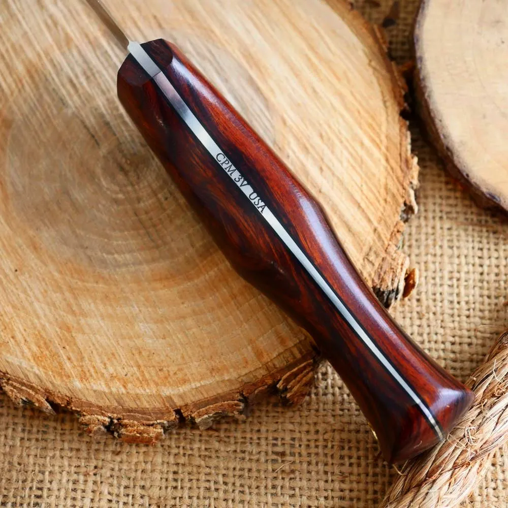 3V Mountaineer: Ironwood With Tapered Tang