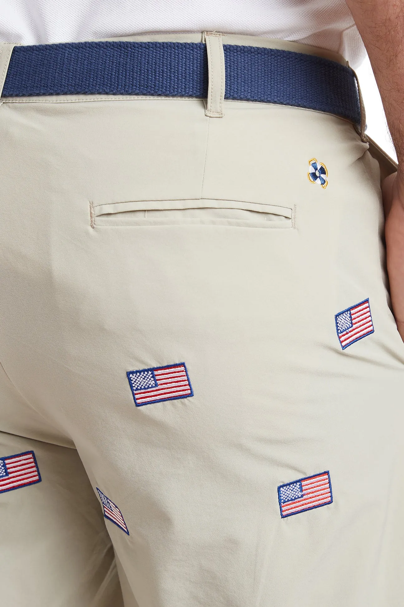 ACKformance Short Khaki with American Flag