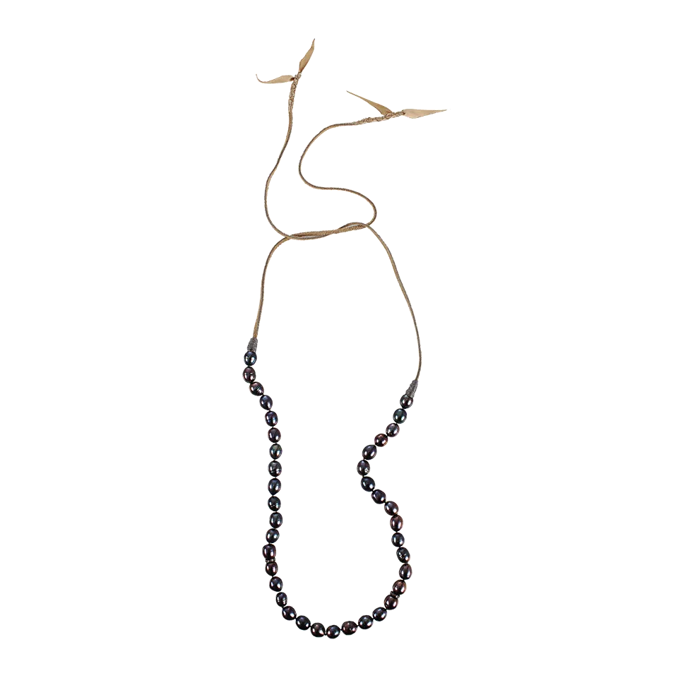 Adjustable Peacock Pearl Necklace