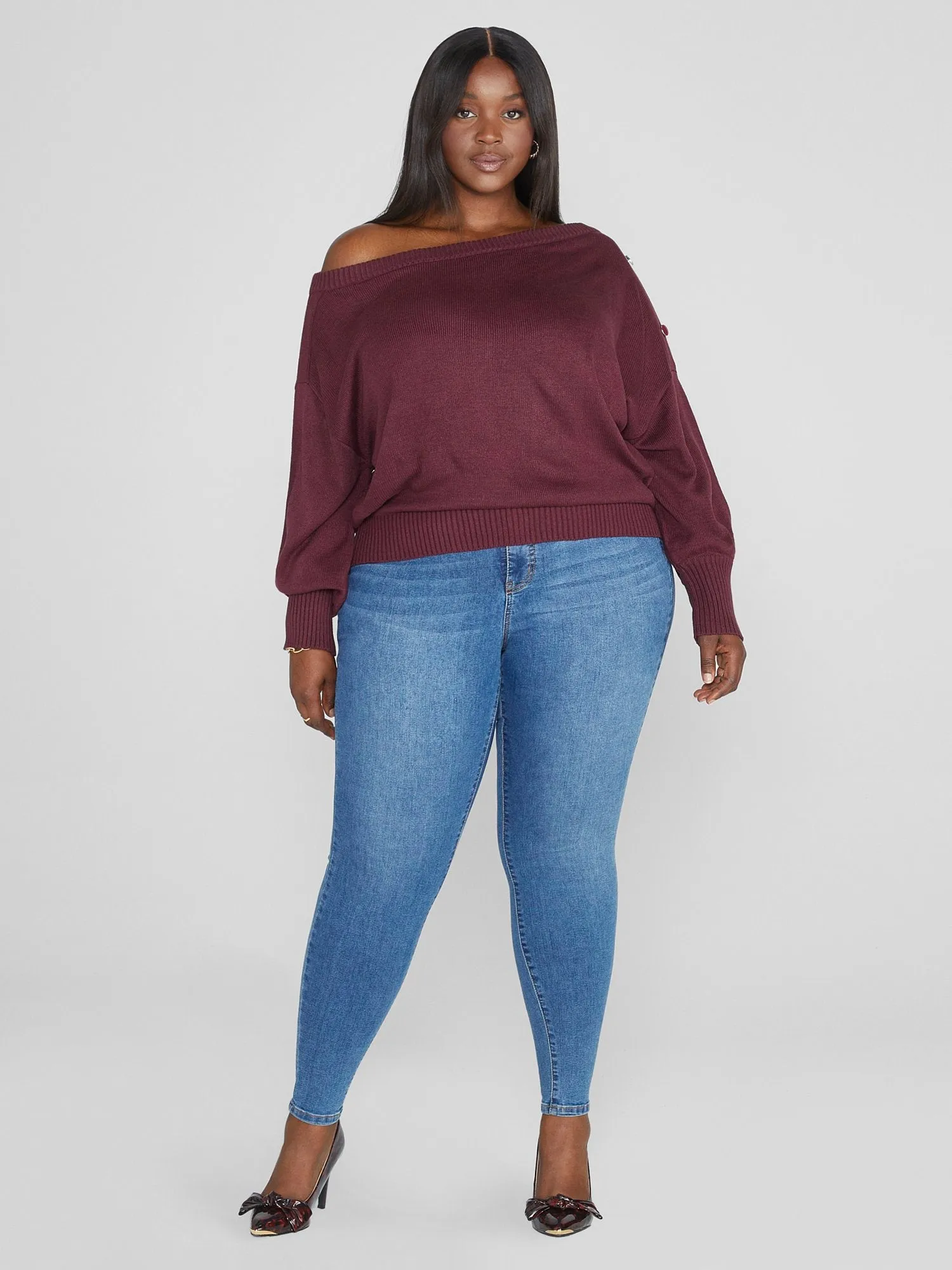 Adrienne Off-Shoulder Sweater