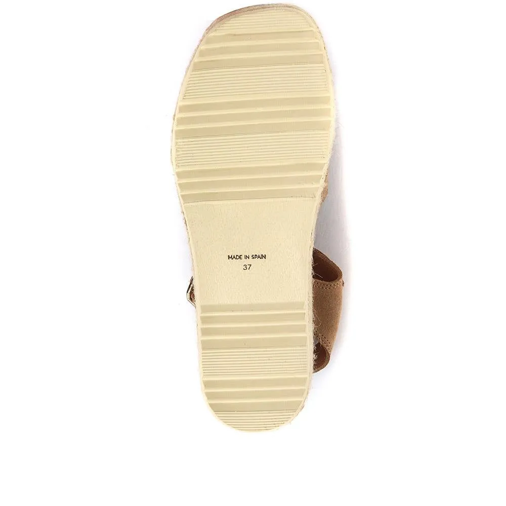 Adrienne Suede Espadrille Sandals - ADRIENNE / 320 167