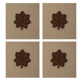 Air Force Embroidered Rank: Major - Desert Sand