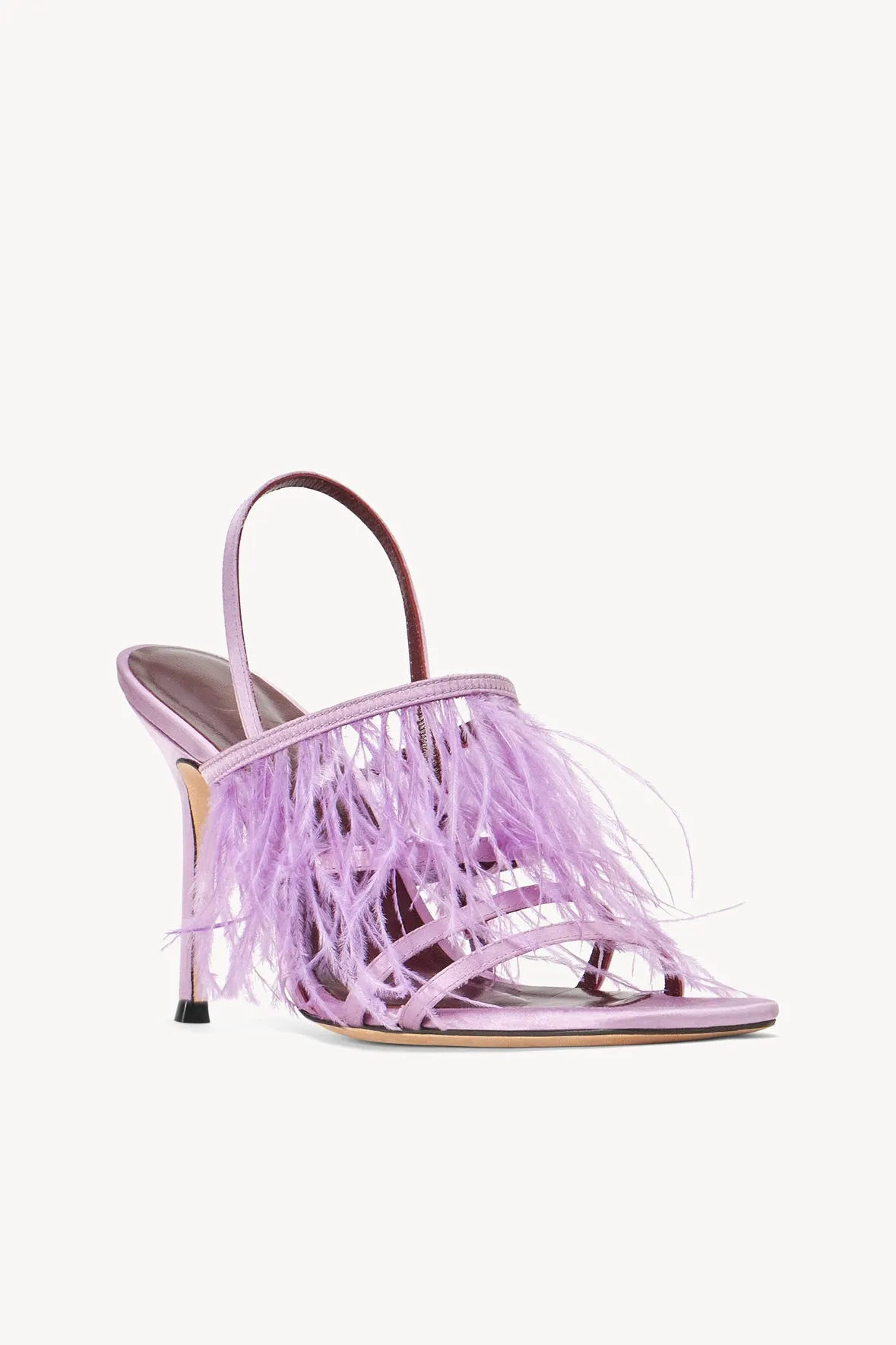 ANISE FEATHER HEEL | LILAC