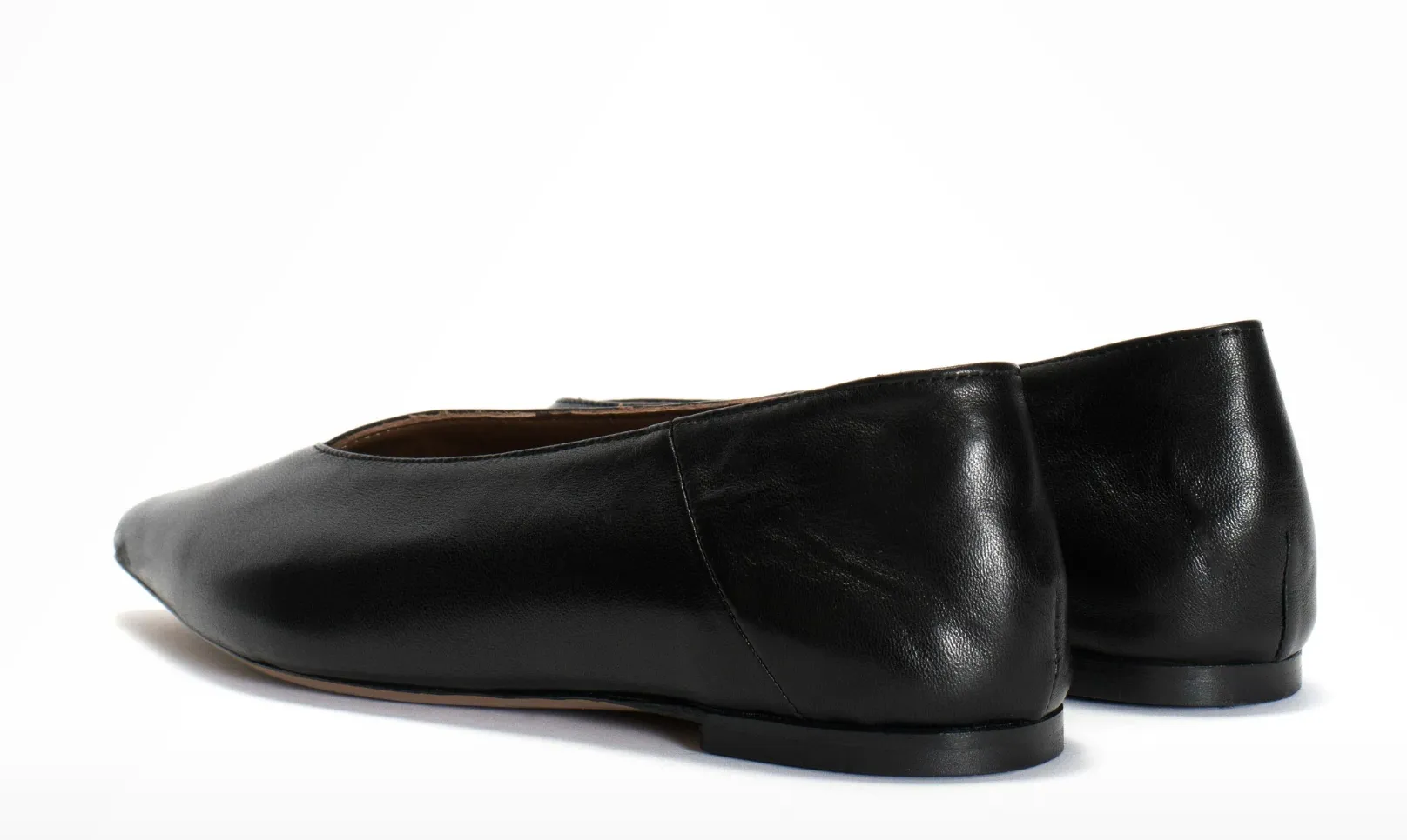 Anonymous Copenhagen Cassie Black Leather Flats