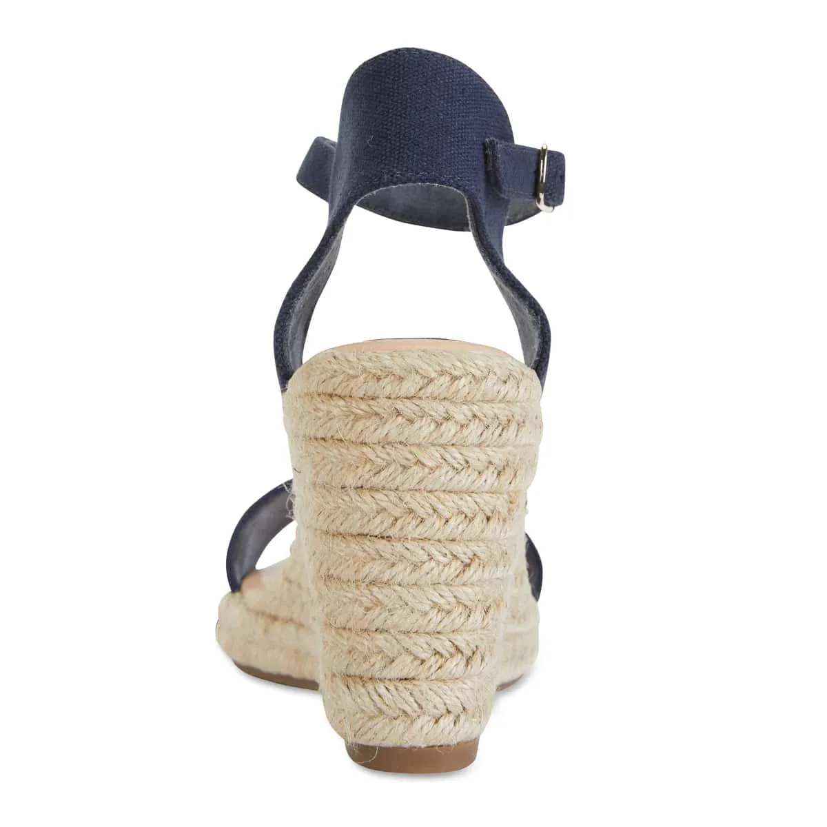 Audrey Espadrille in Navy Fabric