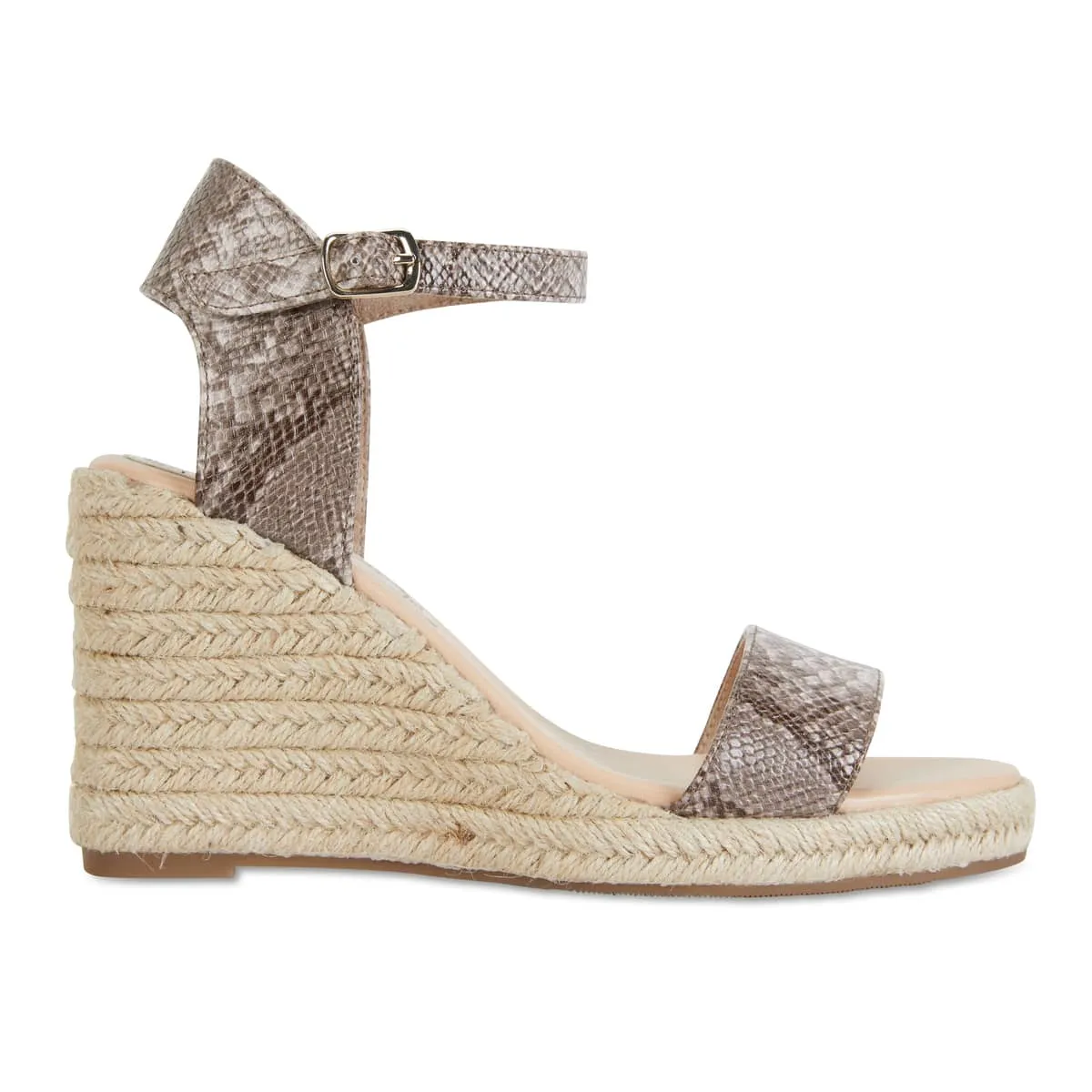 Audrey Espadrille in Snake Smooth