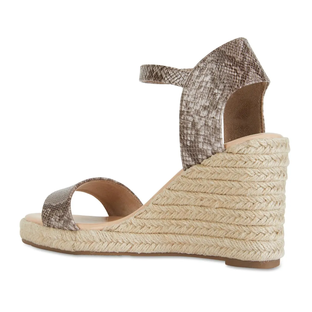 Audrey Espadrille in Snake Smooth