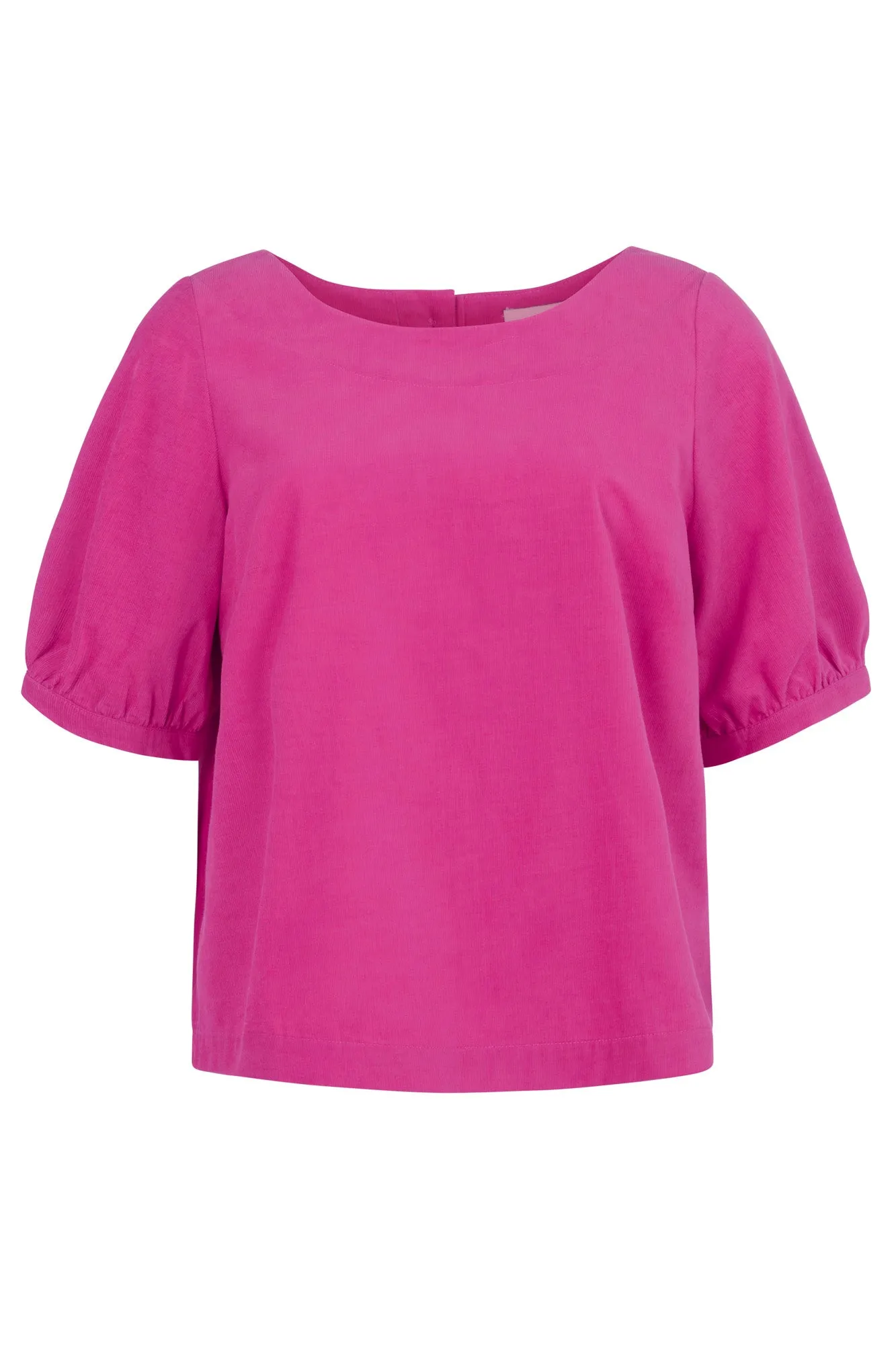 Ava Needlecord Magenta Pink Top