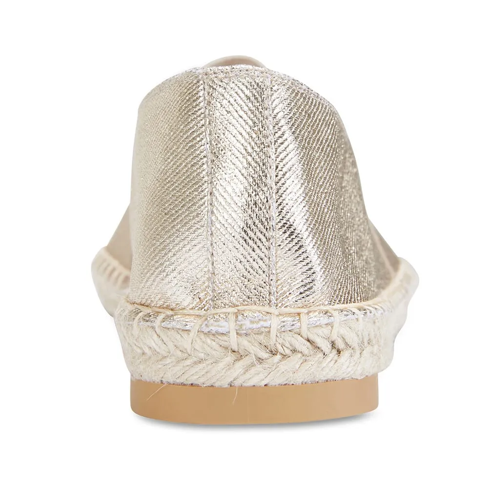 Bangkok Loafer in Soft Gold Fabric