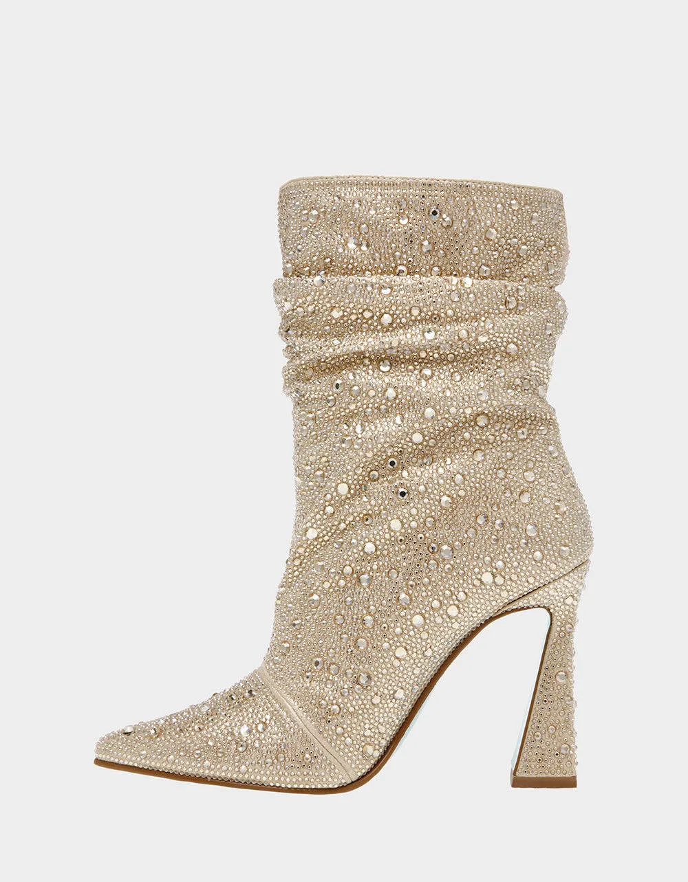 Betsy Johnson Mac Bootie in Light Gold