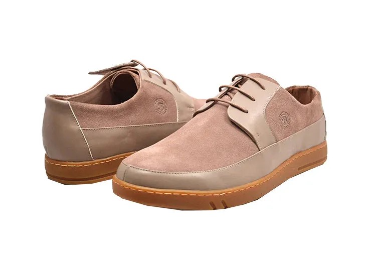 British Walkers Westminster Vintage Bally Style Men's Leather and Suede Low Top Sneakers