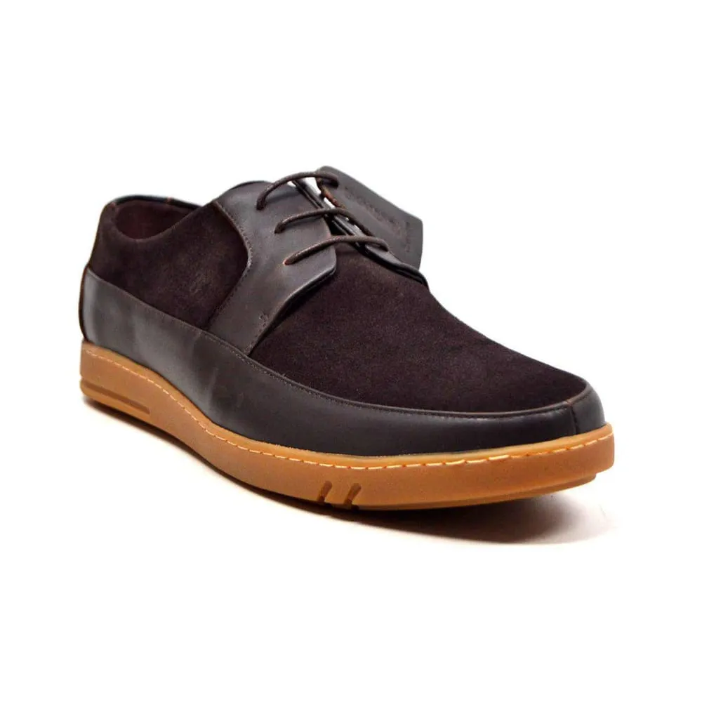 British Walkers Westminster Vintage Bally Style Men's Leather and Suede Low Top Sneakers