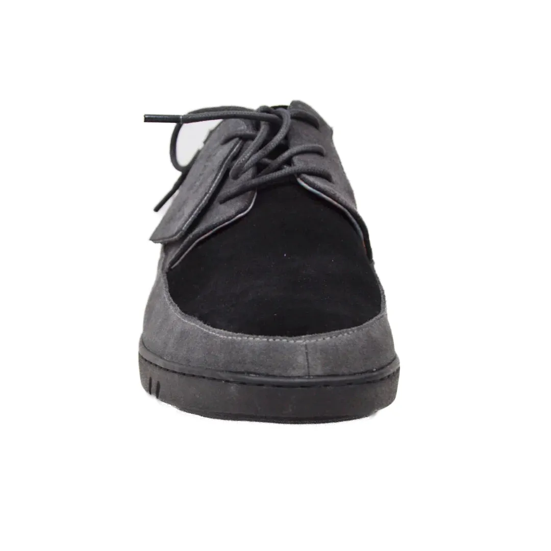 British Walkers Westminster Vintage Bally Style Men's Leather and Suede Low Top Sneakers