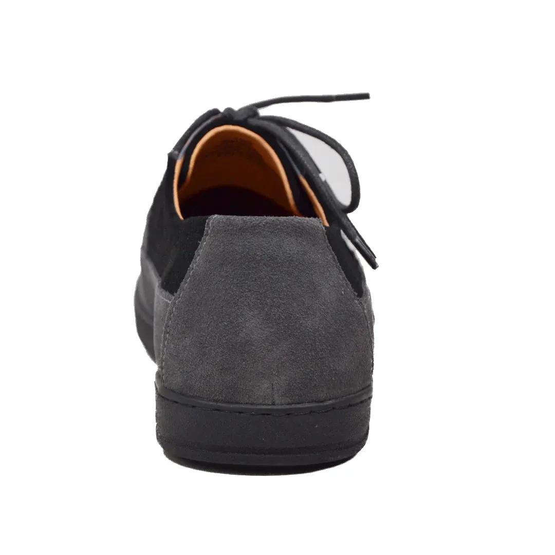 British Walkers Westminster Vintage Bally Style Men's Leather and Suede Low Top Sneakers