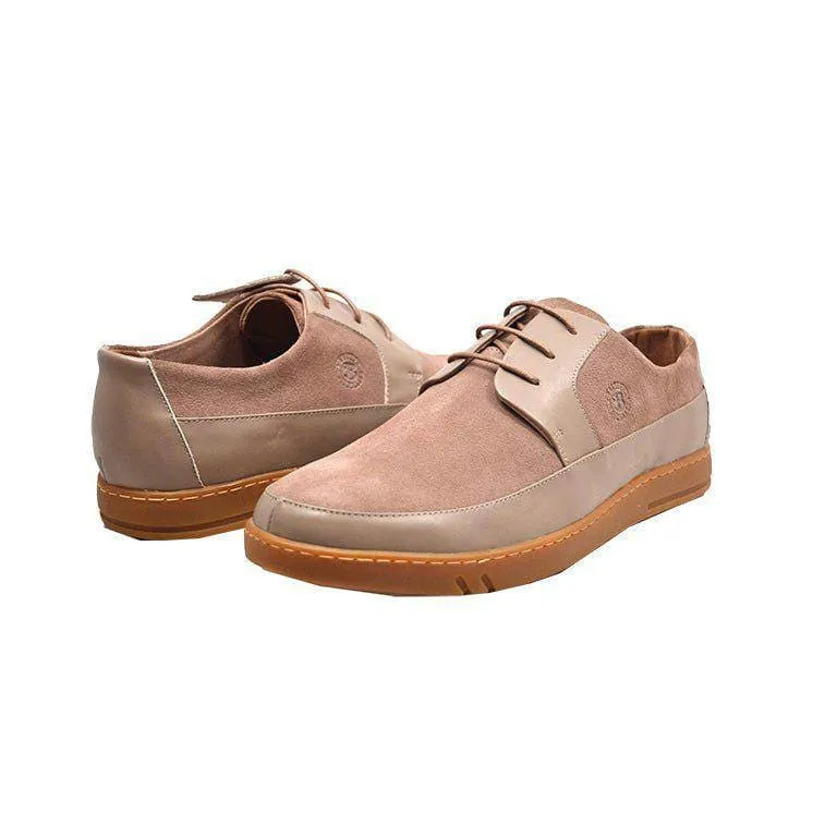 British Walkers Westminster Vintage Bally Style Men's Leather and Suede Low Top Sneakers