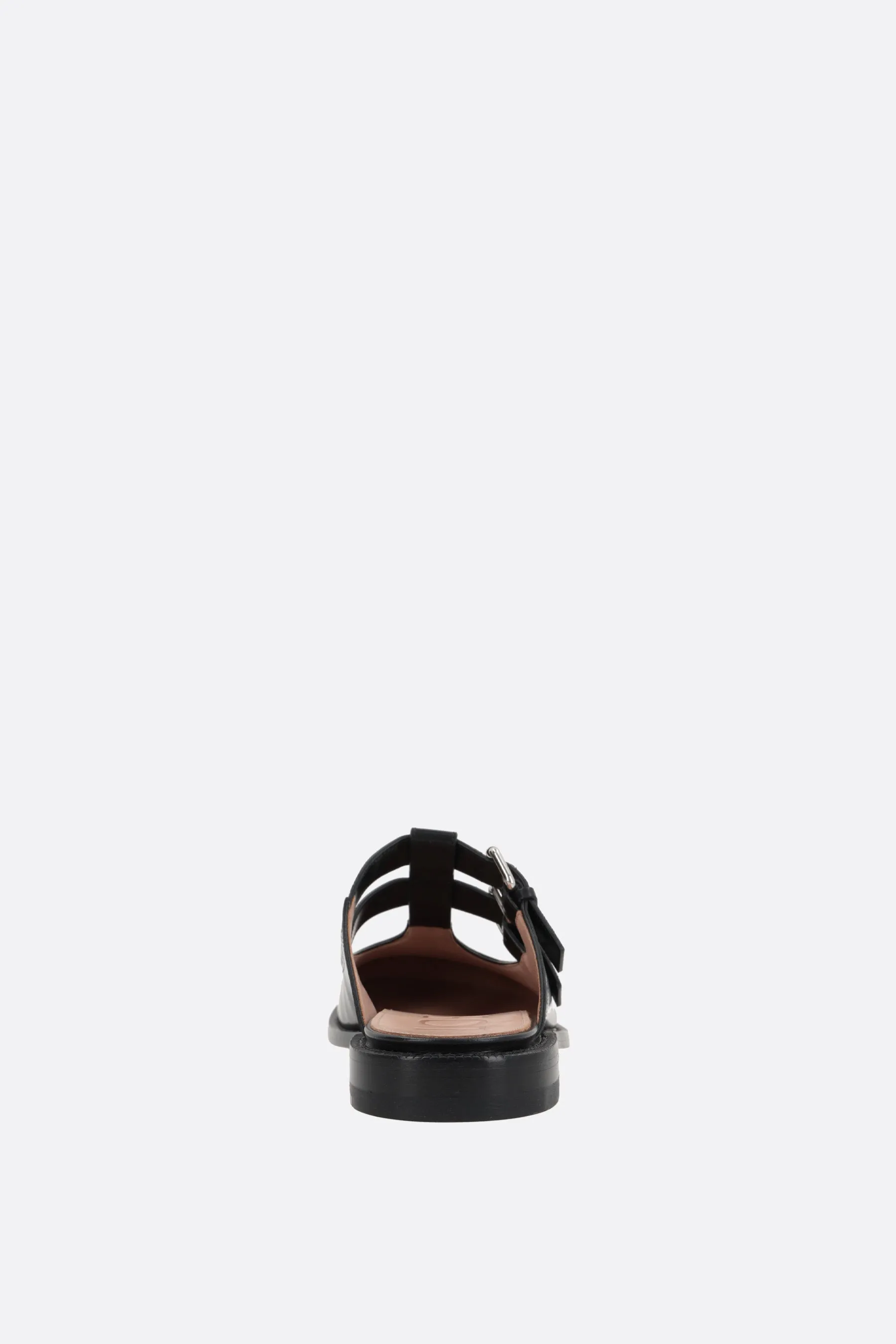Campo brushed leather mary-jane mules