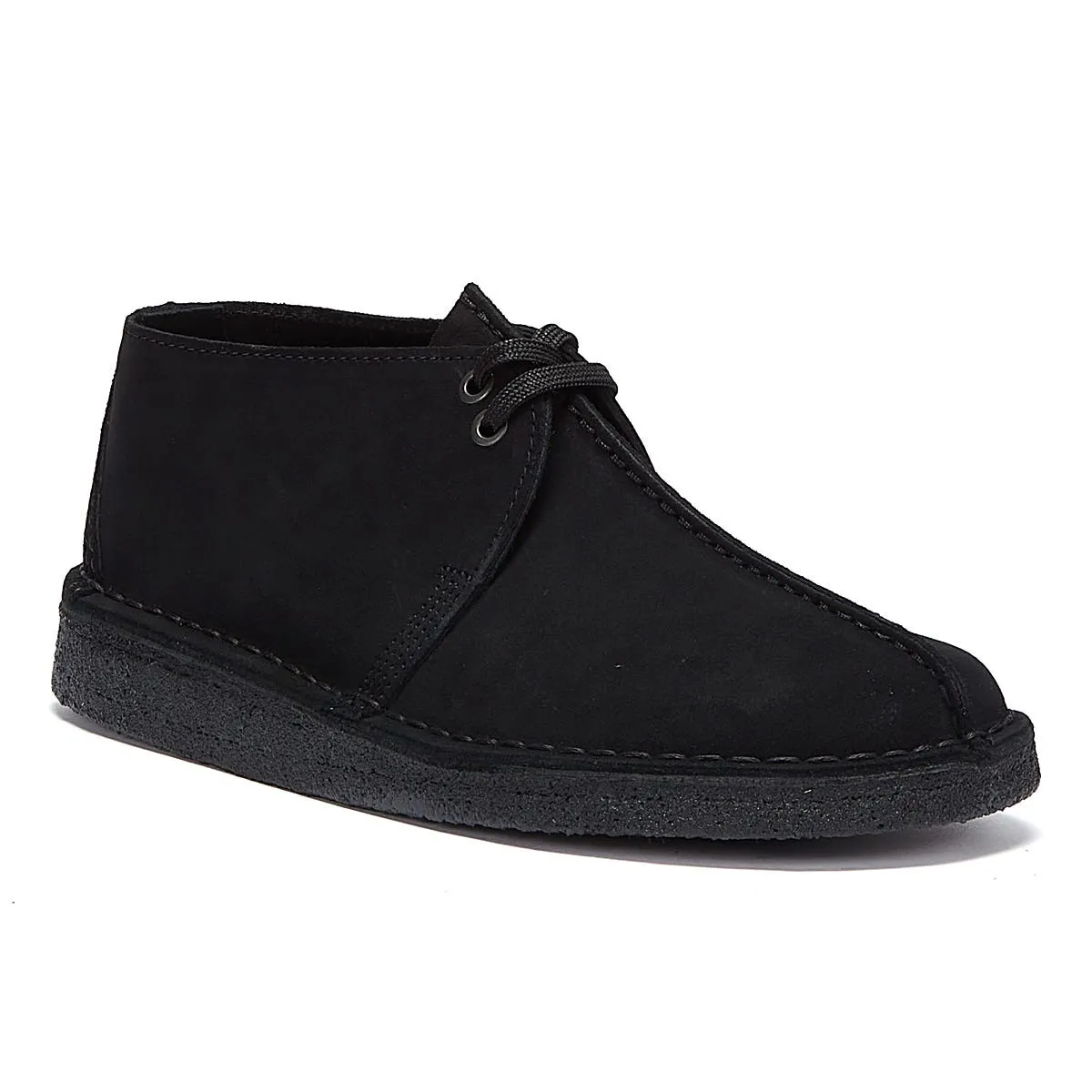 Clarks Originals Desert Trek Suede Mens Black Shoes