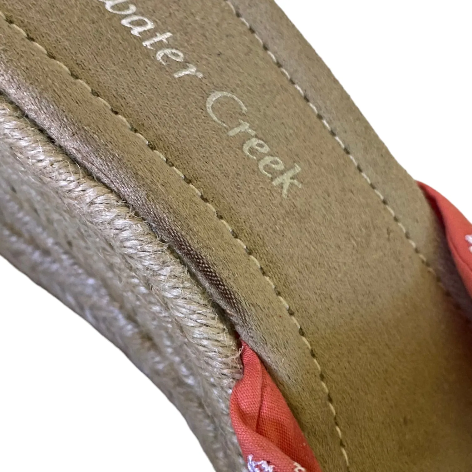 Coldwater Creek Embroidered Bandana Espadrille 8.5 NWOB
