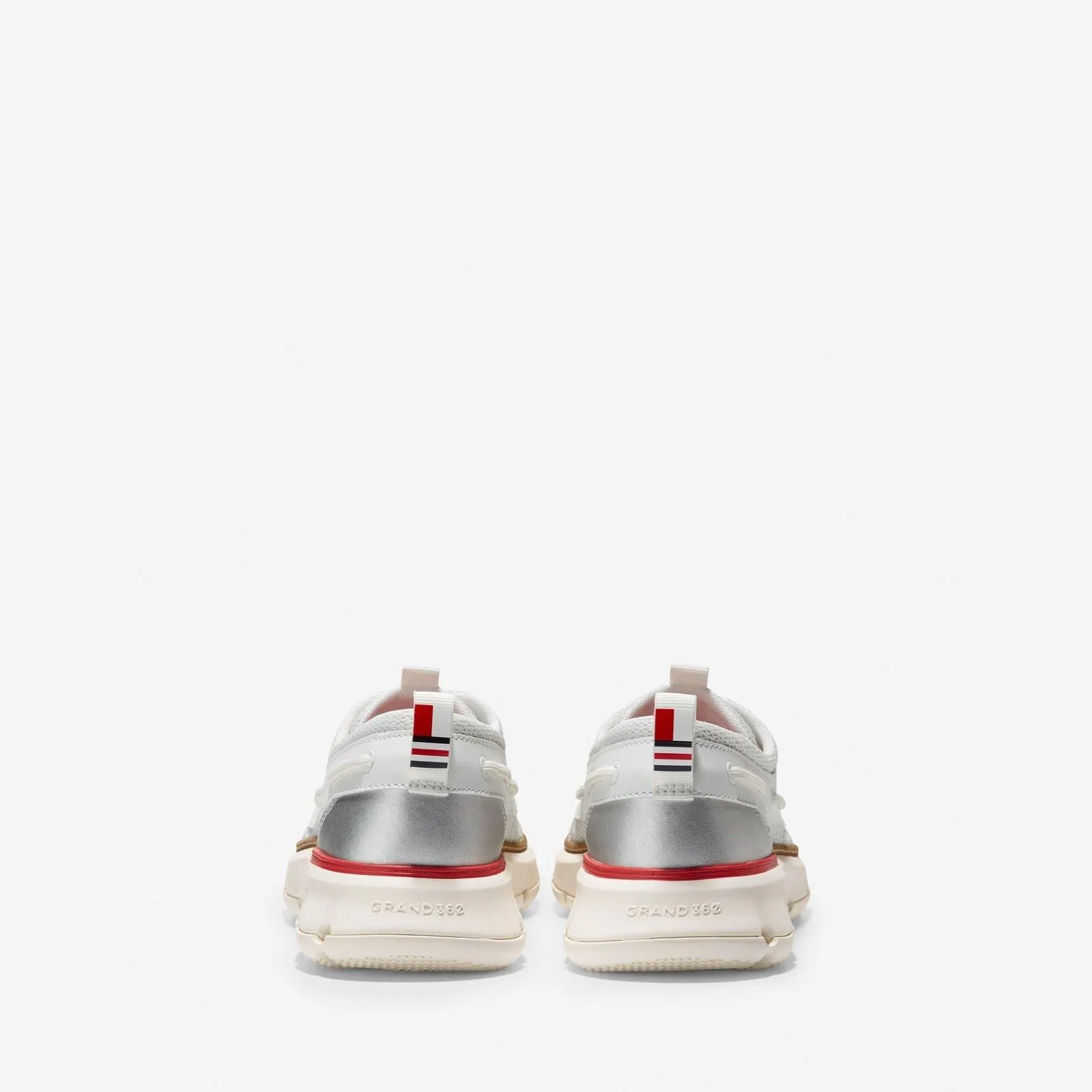 Cole Haan 4.ZeroGrand Regatta Nylon Men's Blanc de Blanc Boat Shoes