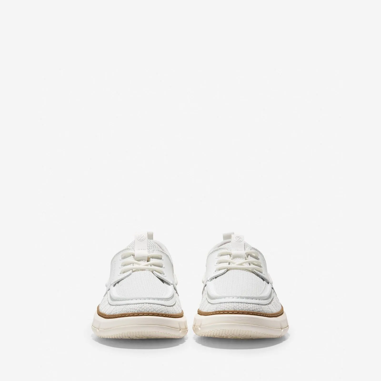 Cole Haan 4.ZeroGrand Regatta Nylon Men's Blanc de Blanc Boat Shoes