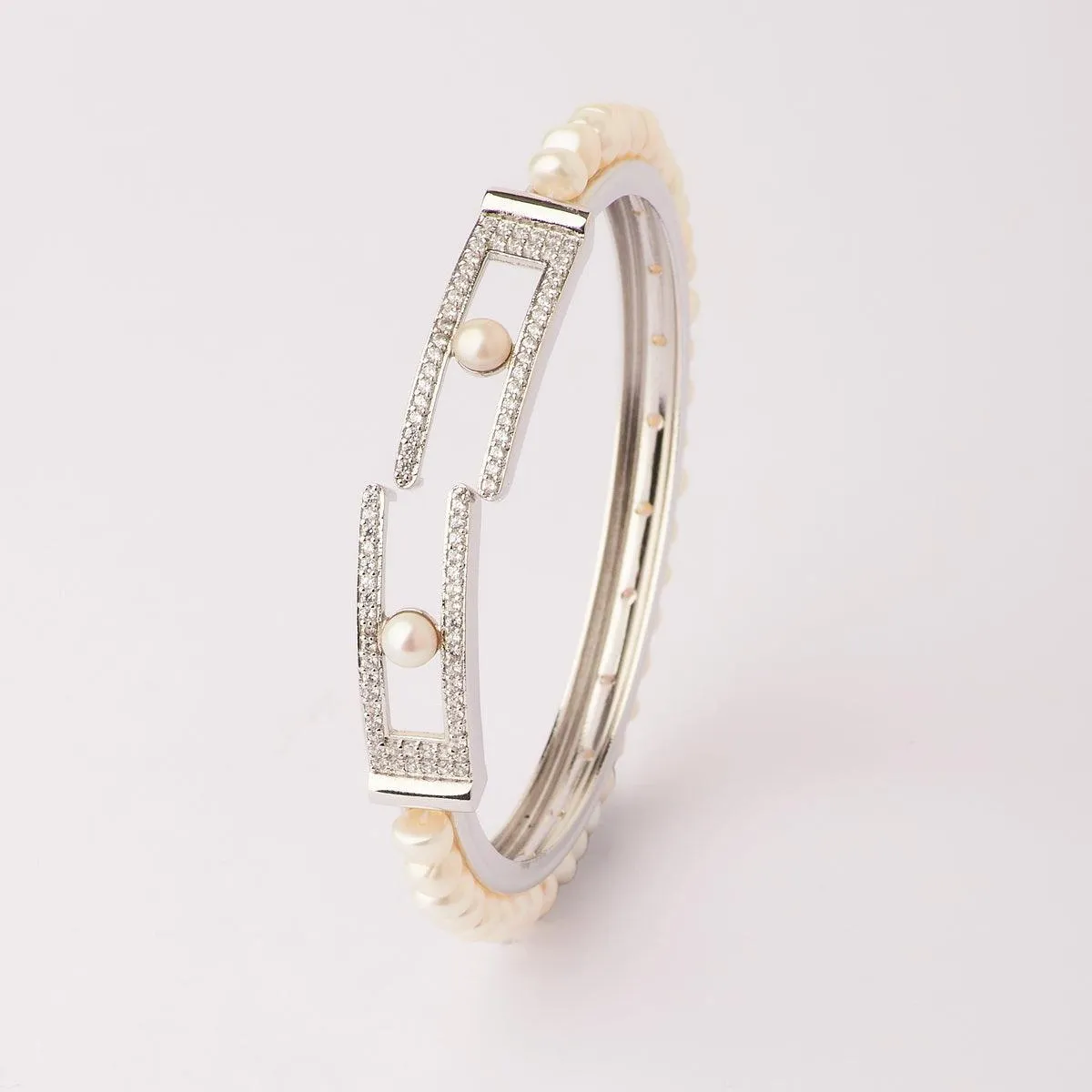Delightful Real Pearl Bangle