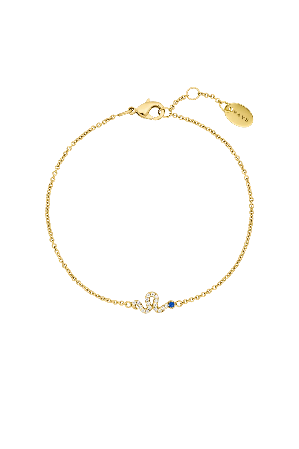 Desert Blues Bracelet 18k Gold Plated