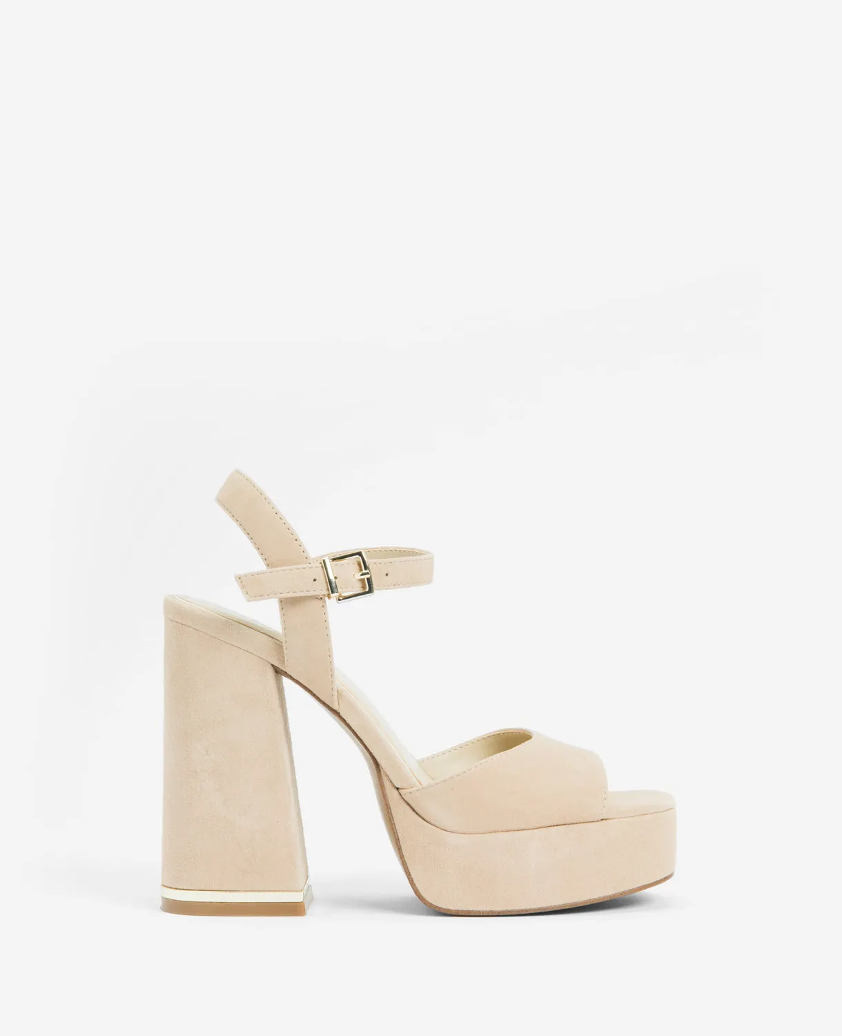 Dolly Ankle Strap Platform Heeled Sandal