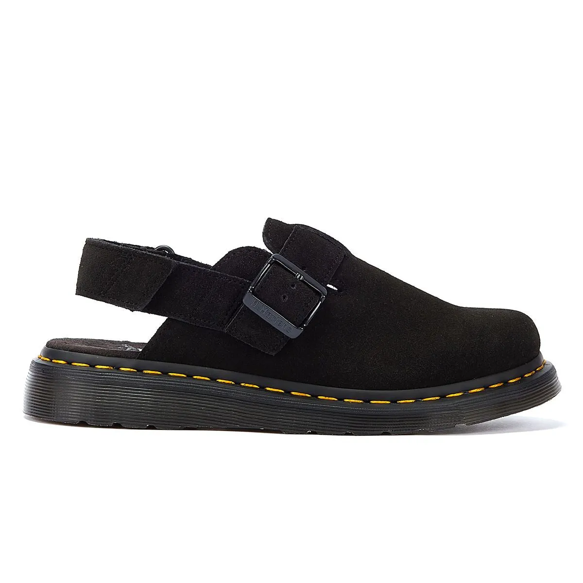 Dr. Martens Jorge II EH Suede Mule Black Sandals