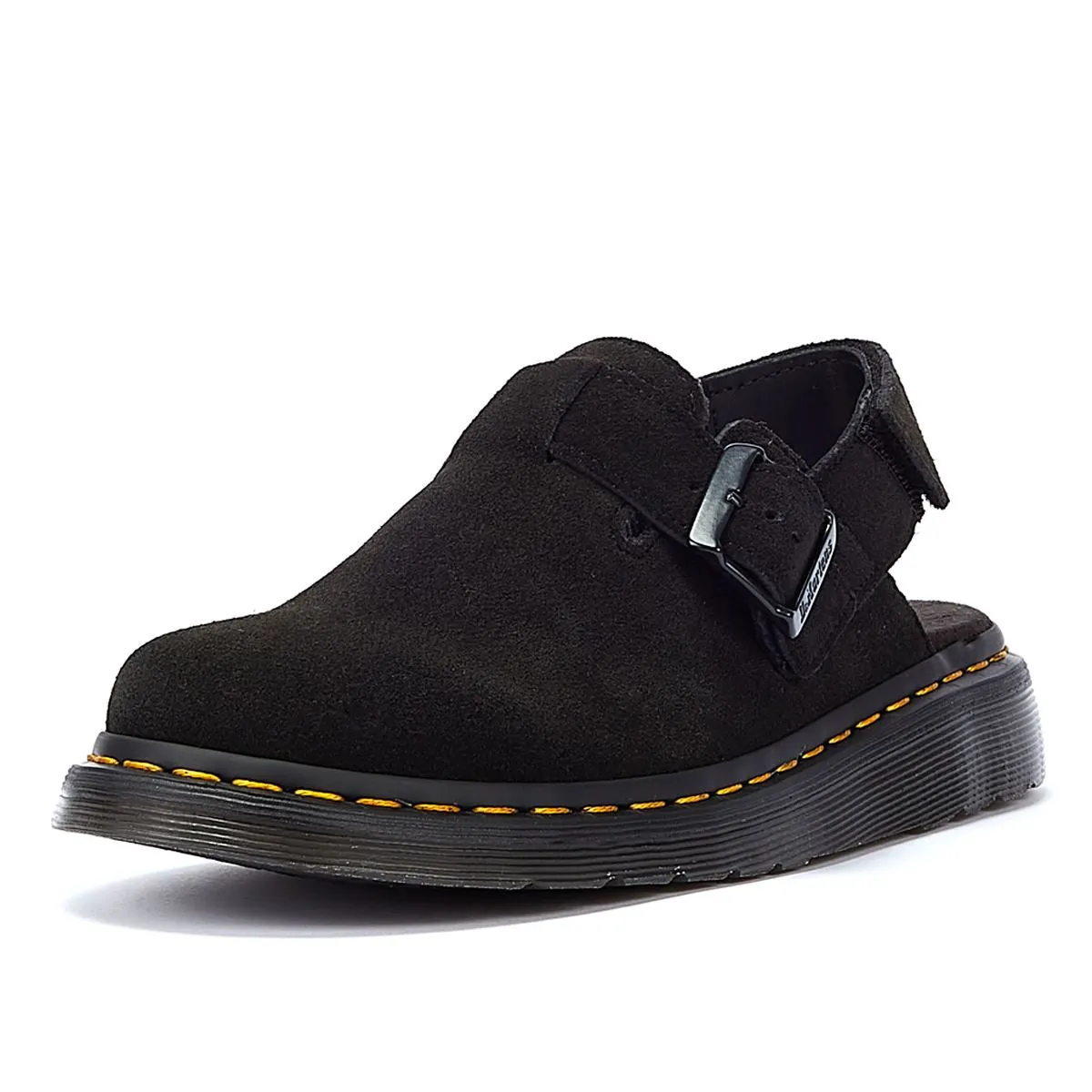 Dr. Martens Jorge II EH Suede Mule Black Sandals