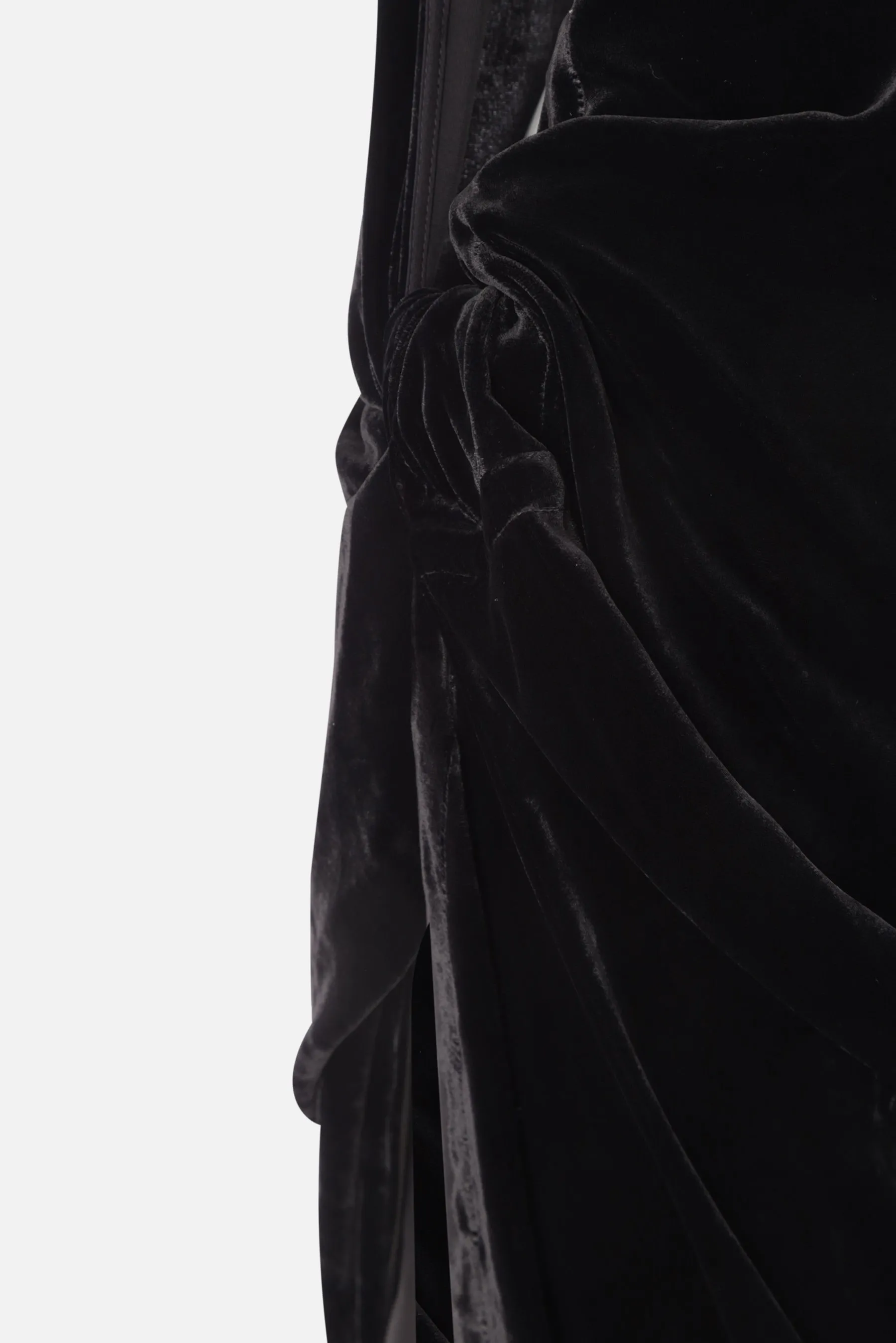 Edfu velvet long dress