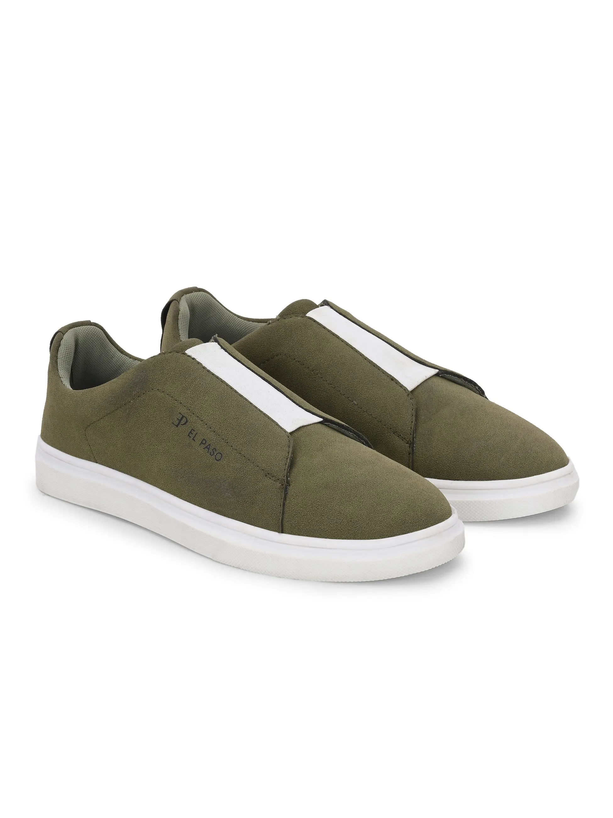 El PASO Men Round Toe Comfort Insole Lightweight Slip-On Sneakers - EP5204