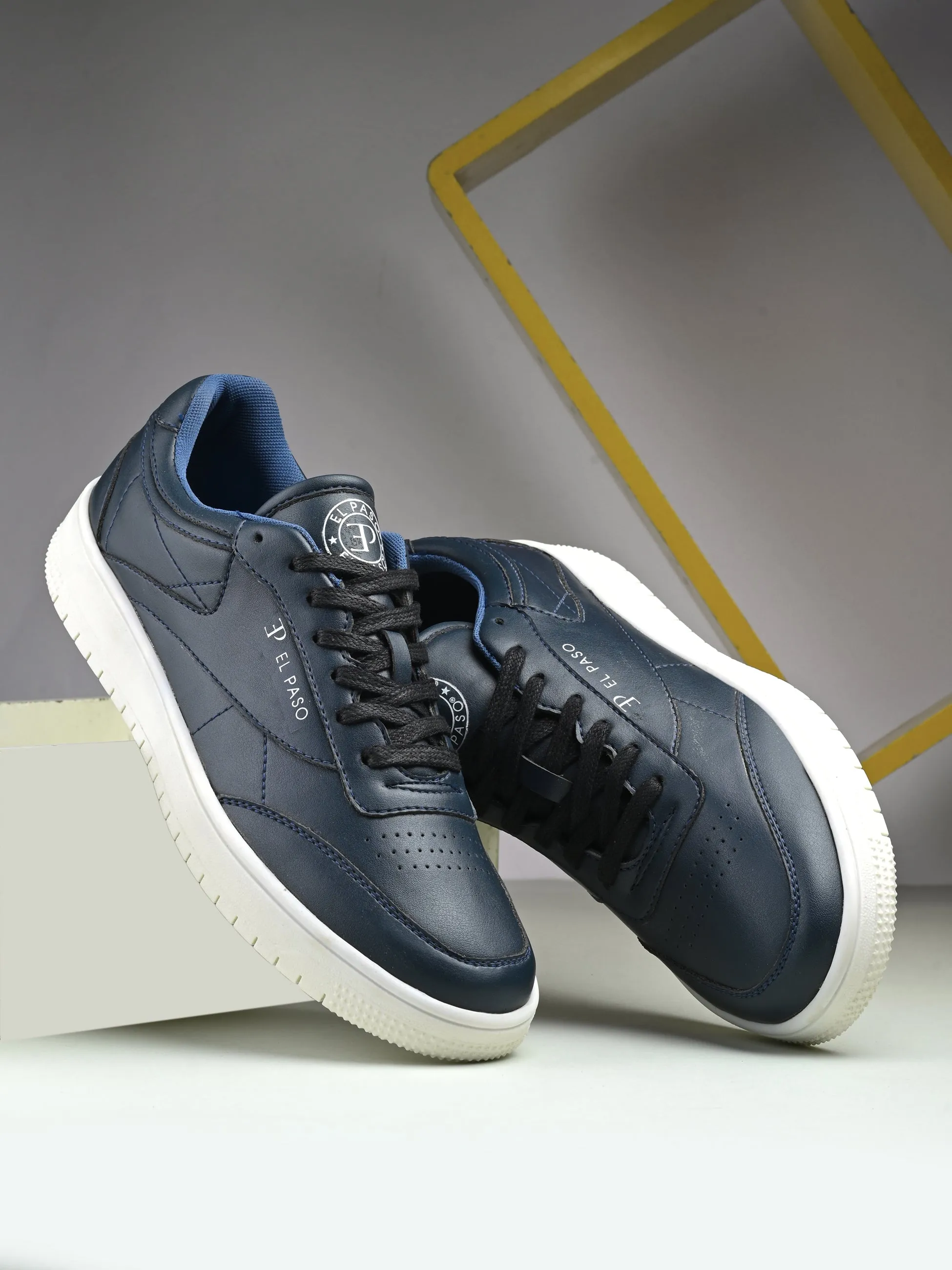 El PASO Men Round Toe Comfort Insole Lightweight Sneakers - EP5603