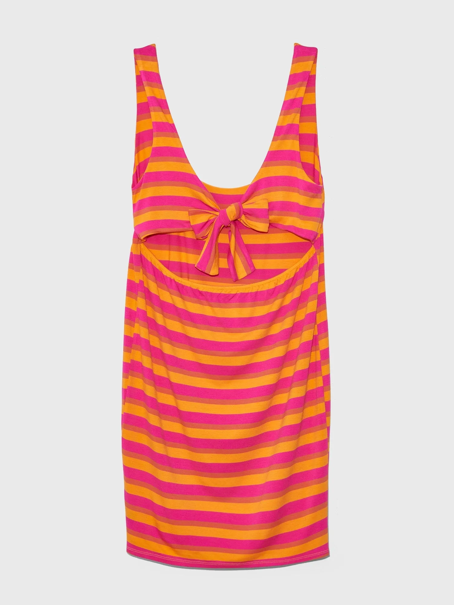 Elena Striped Tie Back Dress