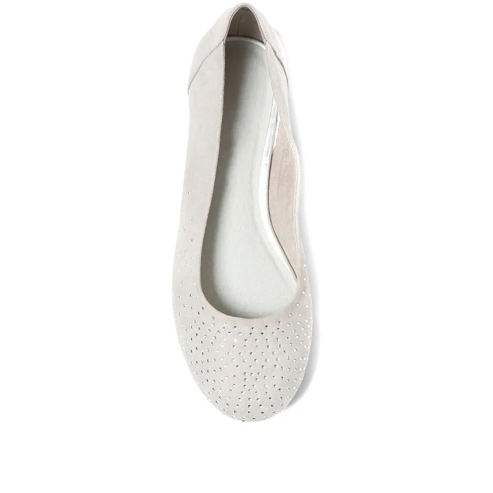 Embellished Ballet Pumps - JANSP37001 / 323 238