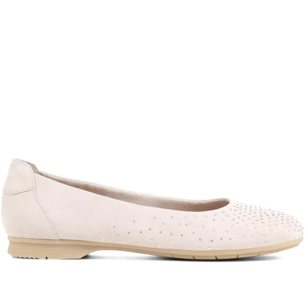 Embellished Ballet Pumps - JANSP37001 / 323 238