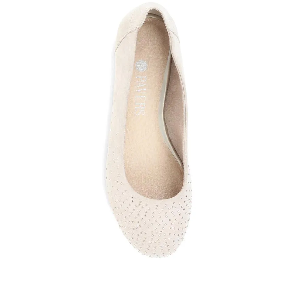 Embellished Ballet Pumps - JANSP37001 / 323 238