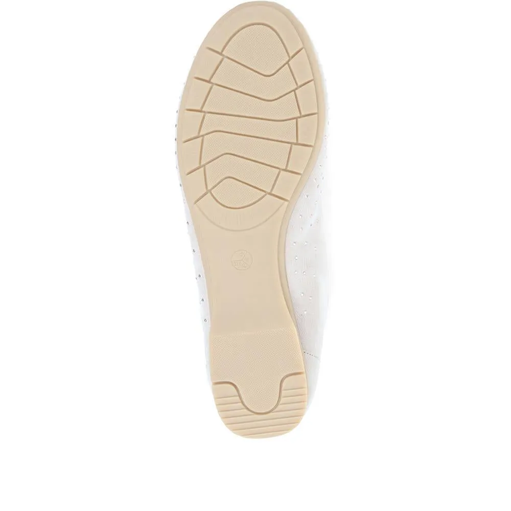 Embellished Ballet Pumps - JANSP37001 / 323 238