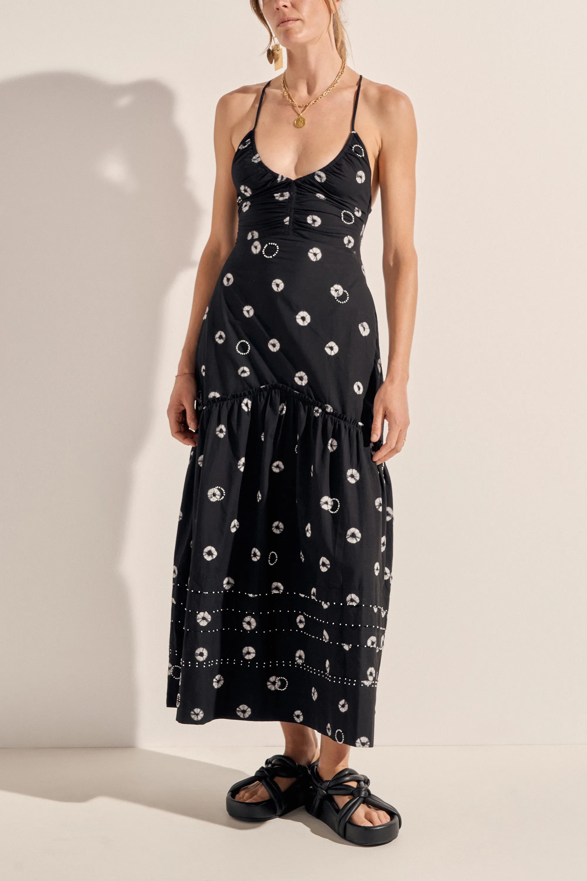Eucleia Hand Tie-Dyed Dress