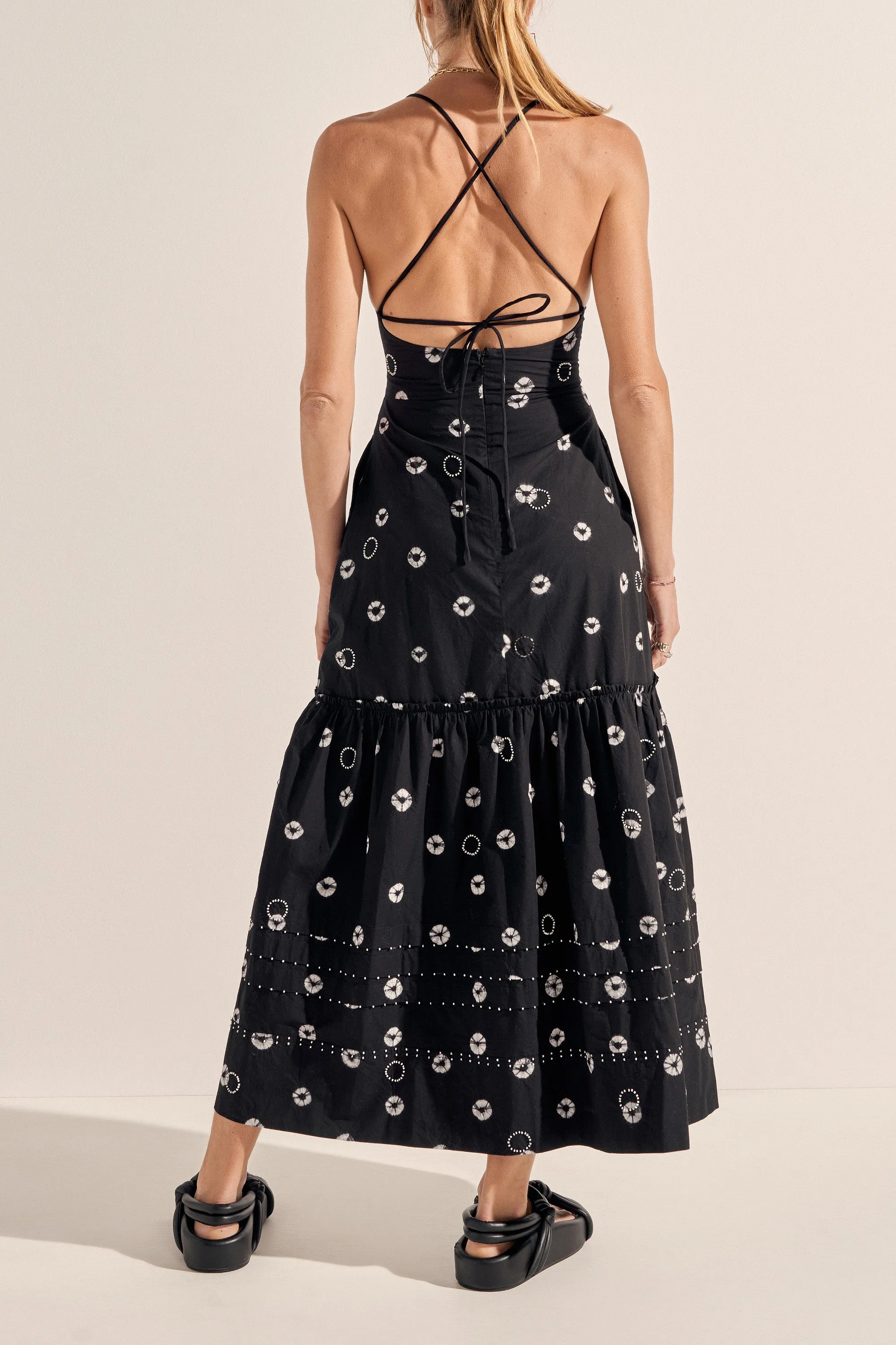 Eucleia Hand Tie-Dyed Dress