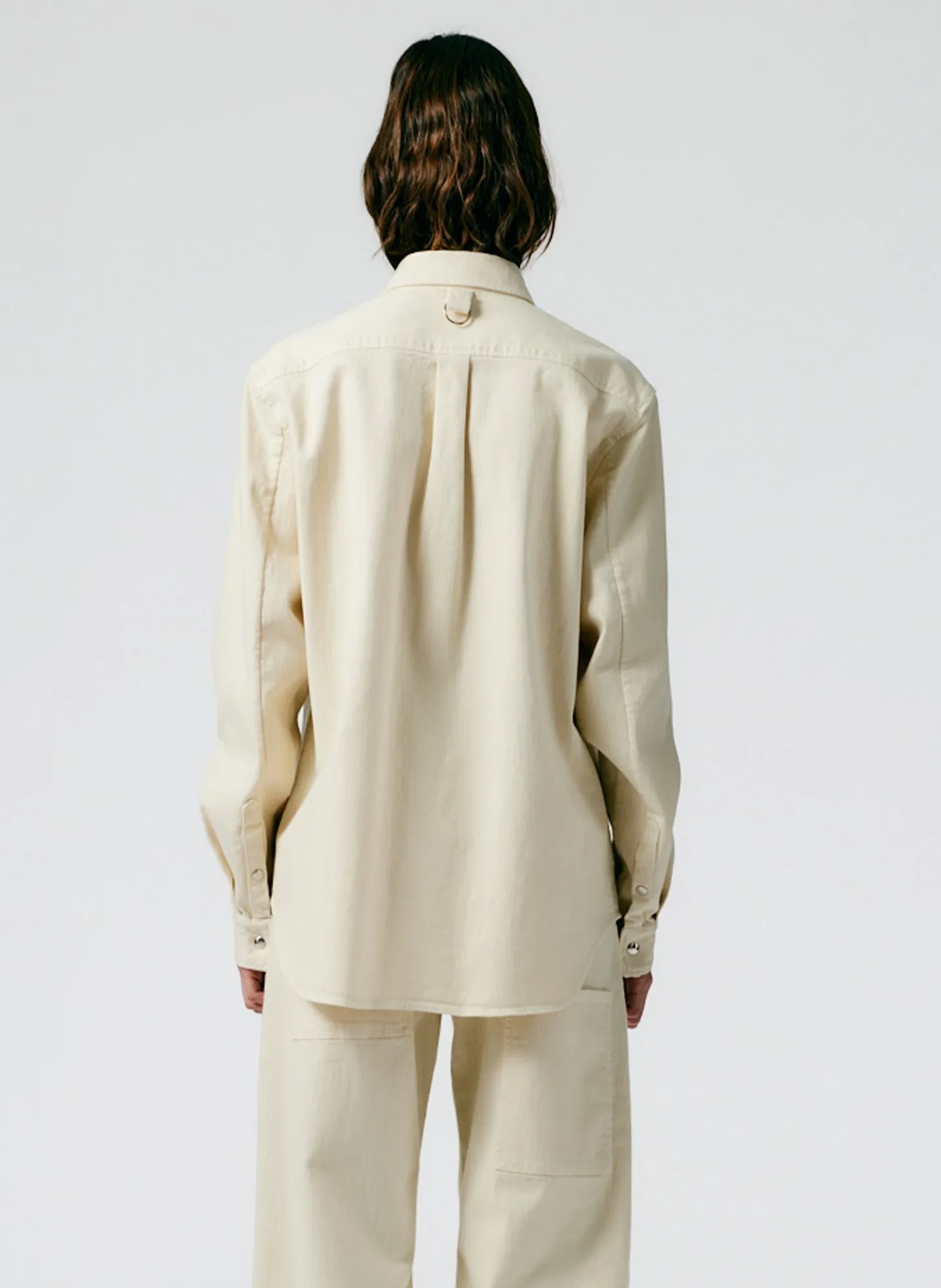 Garment Washed Twill Easy Shirt
