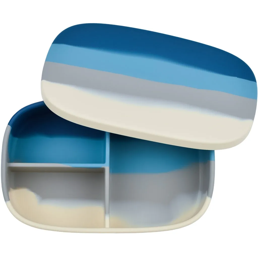 Grand Silicone Lunchbox | Color Splash Collection - Desert Teal Ombre