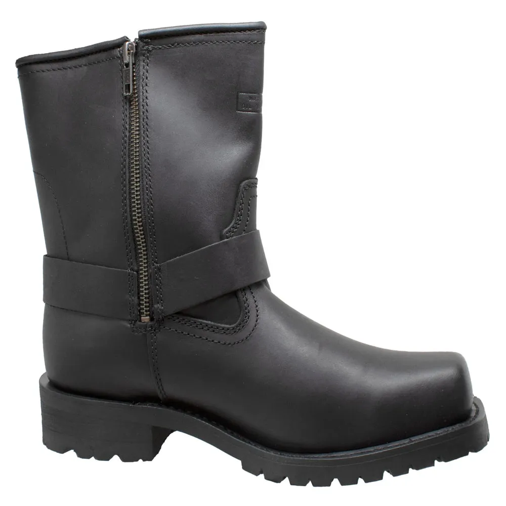 Harness 7" Motorcycle Boots With Zipper