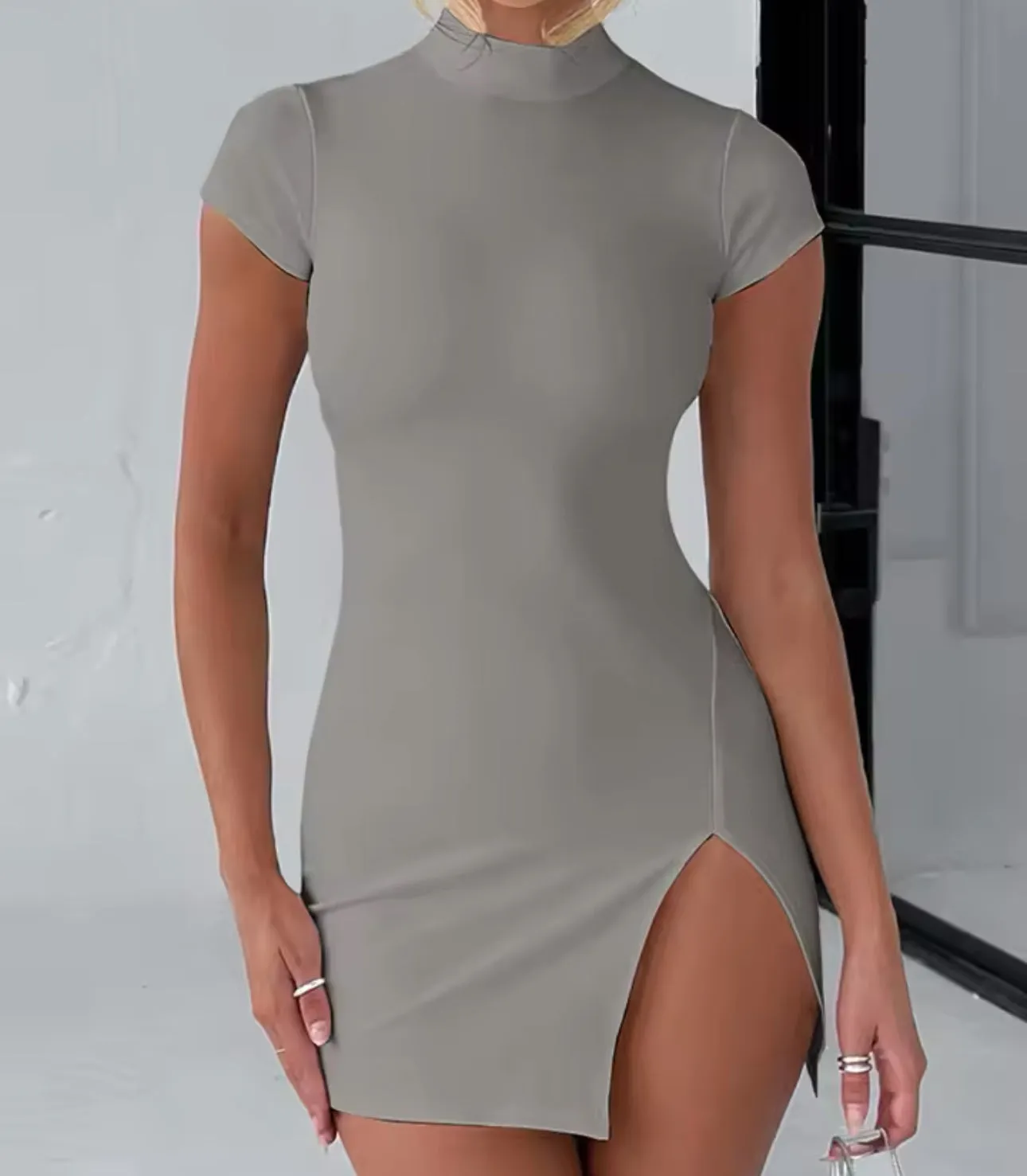 Heather Backless Mini Dress