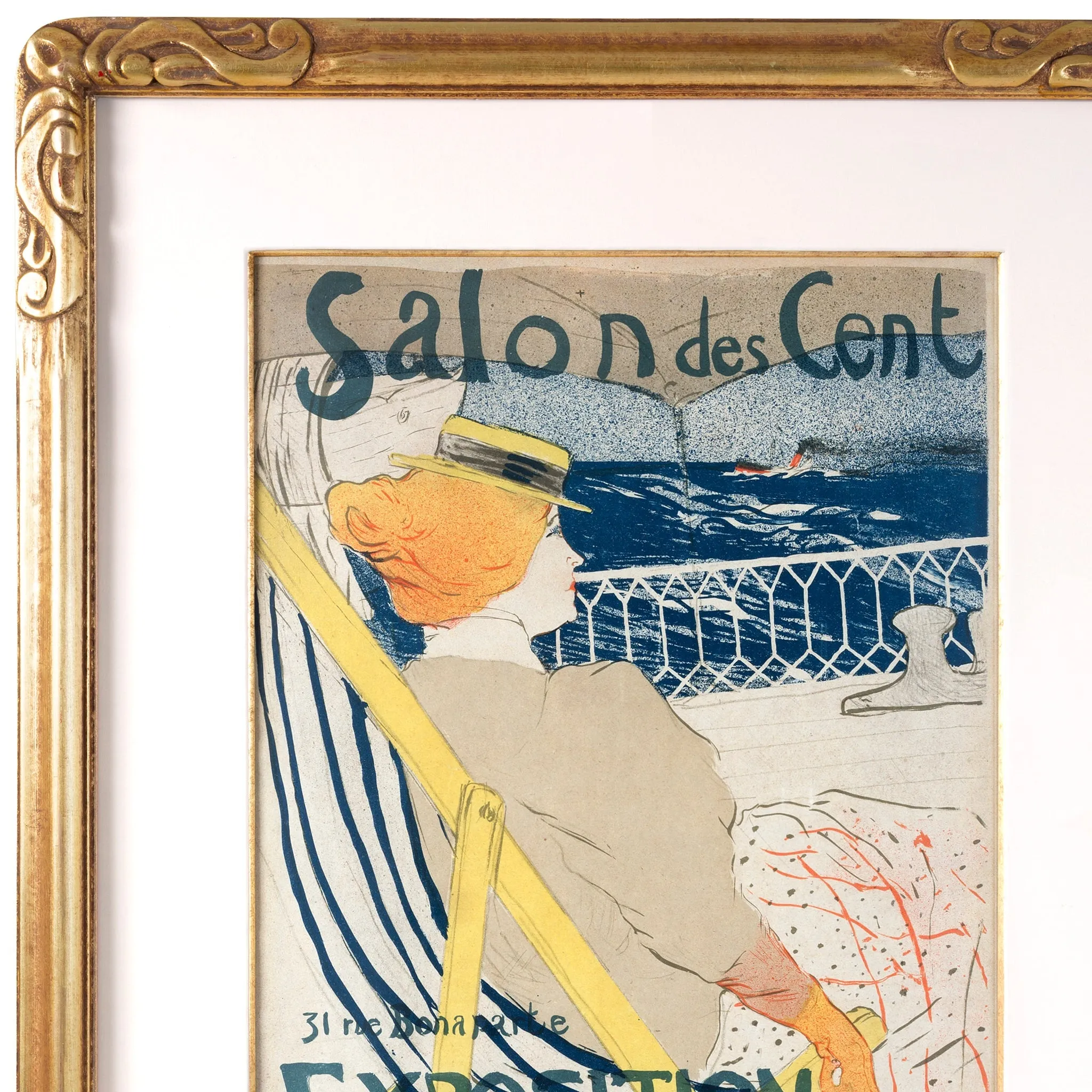 Henri de Toulouse-Lautrec "Salon des Cent: Exposition Internationale d'affiches" Lithograph