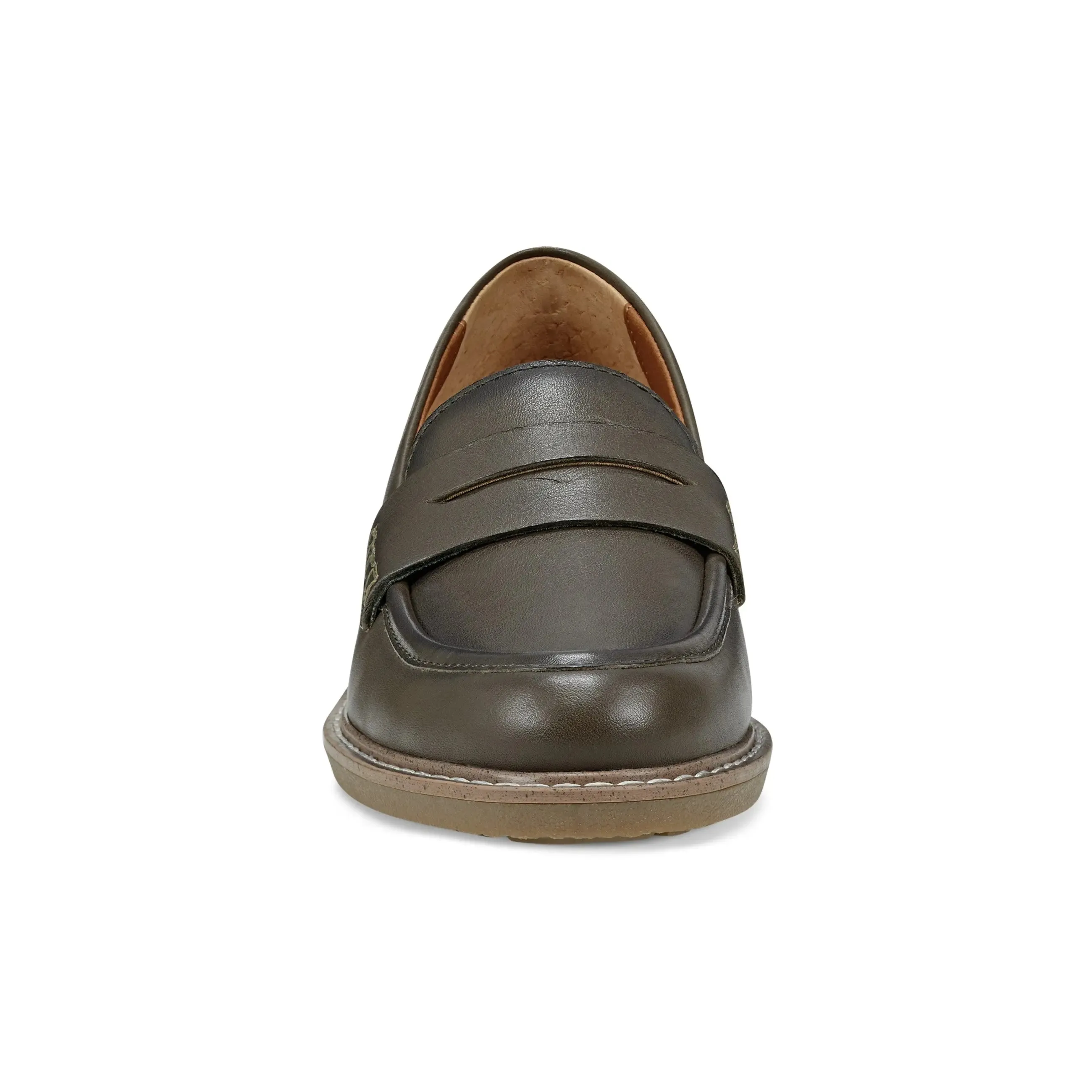 Javas Round Toe Casual Slip-on Penny Loafers
