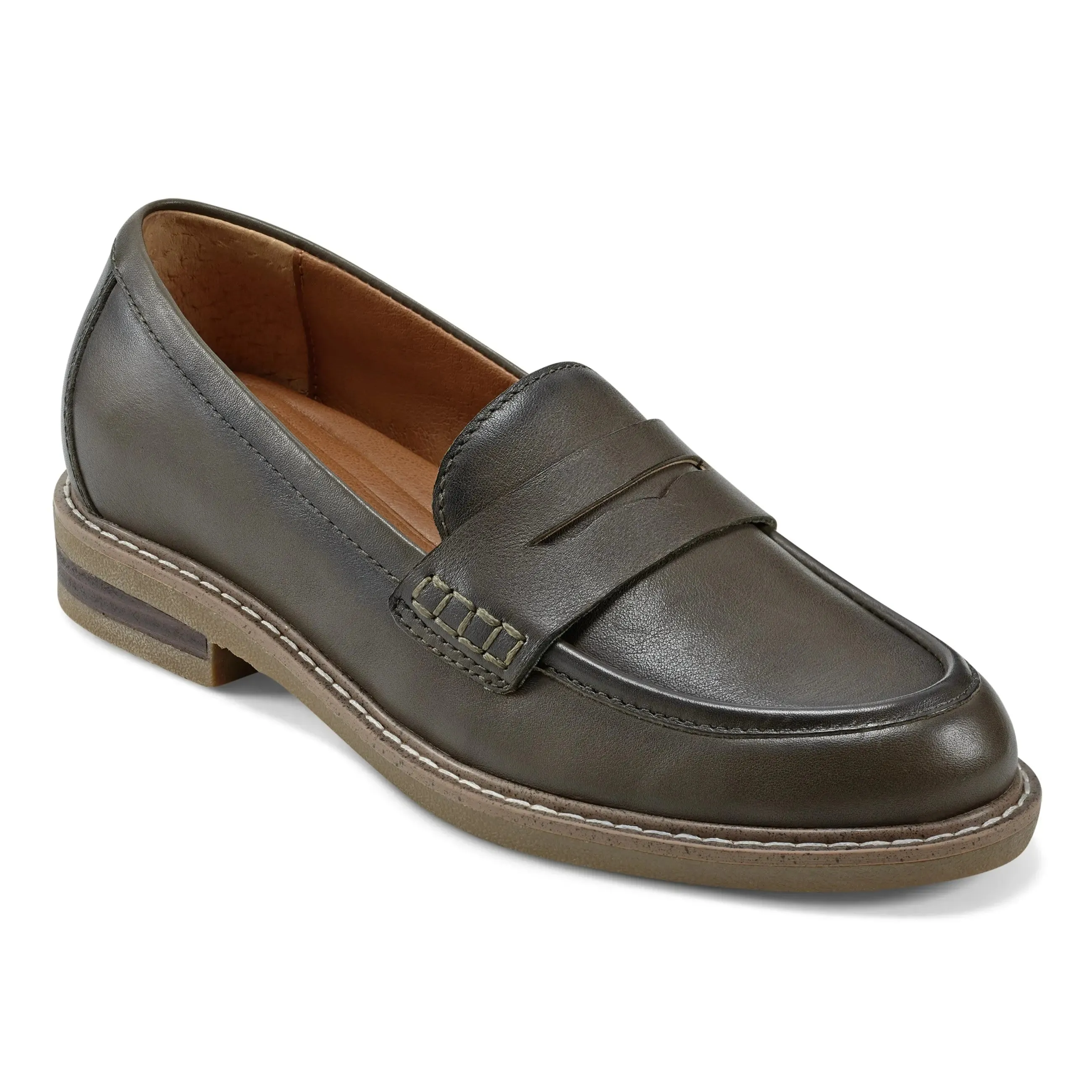 Javas Round Toe Casual Slip-on Penny Loafers
