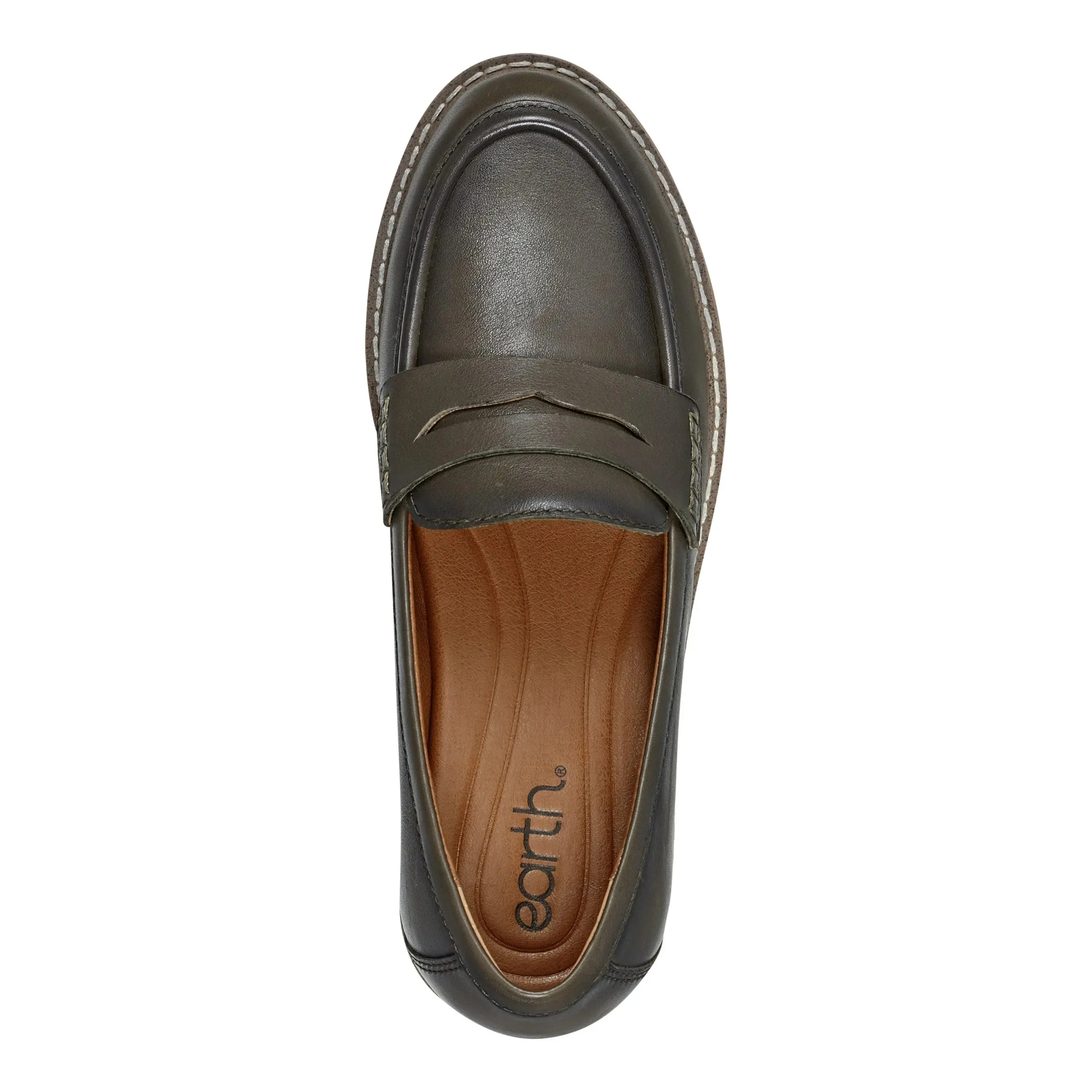 Javas Round Toe Casual Slip-on Penny Loafers