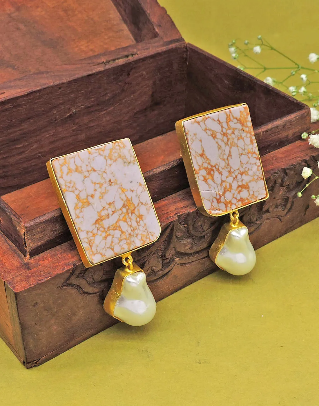 Jewelled Baroque Earrings