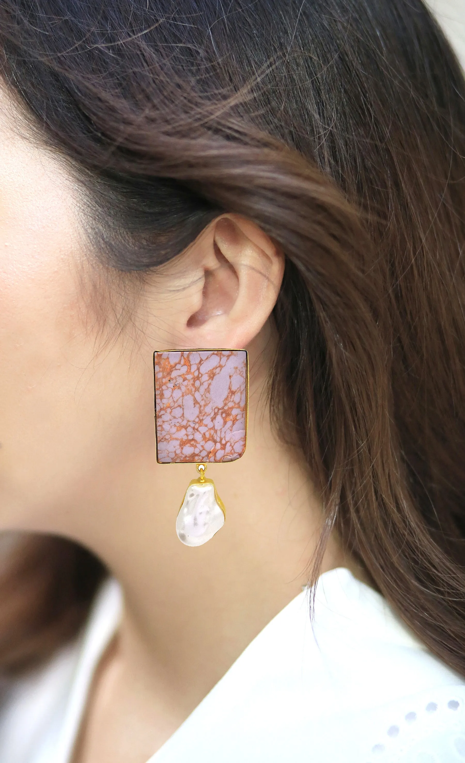 Jewelled Baroque Earrings