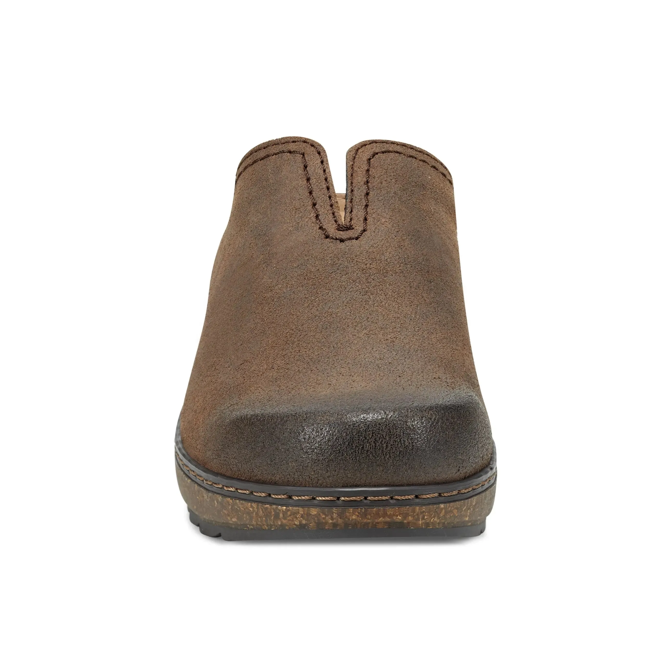 Kolia Round Toe Slip-on Casual Heeled Mules